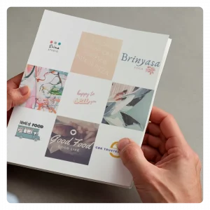 Flyer stellt für das Rhein-Main-Gebiet, Portfolio Grafikdesign von Søskendesign